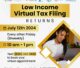 Low Income Virtual Tax Filing Returns are here to help you get your taxes done easily and efficiently!