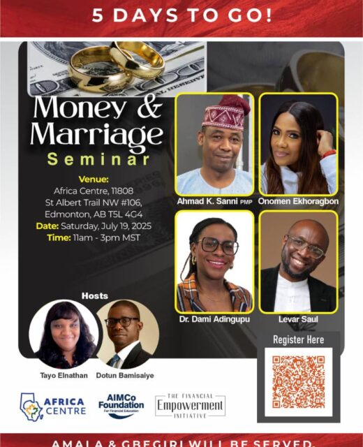 Tayo Elnathan & Dotun Bamisaiye, in partnership with LadiesCorner, Africa Centre, AIMCo Foundation for Financial Education, and The Financial Empowerment Initiative.